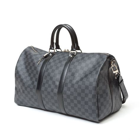 louis vuitton black weekend bag|Louis Vuitton overnight bag price.